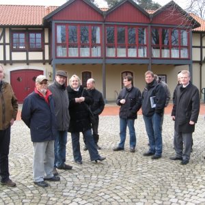 SPD Fraktionen auch Rahden und Uchte auf dem Färberplatz im Ortszentrum.