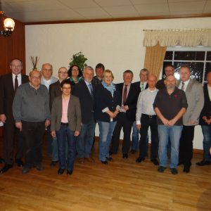 Ralf Niermann mit den Rahdener Kandidaten