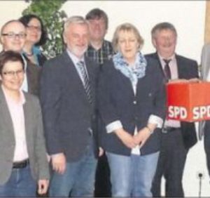 Die Rahdener Kandidaten mit Ralf Niermann