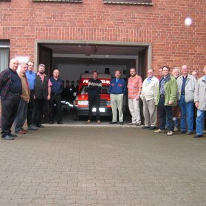 Die SPD Ratsfraktion beim Feuerwehrbesuch in Rahden