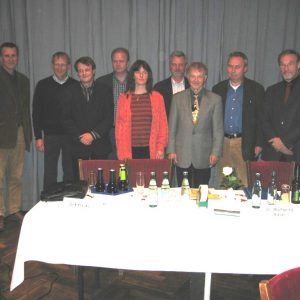 Podium der Infoveranstaltung