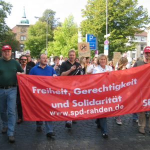 Aufstehen gegen Nazis am 16. September in Minden.