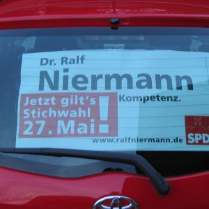 Mobiler Hinweis für die Stichwahl!