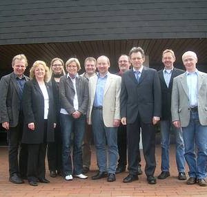 Der neue UB Vorstand mit Achim Post