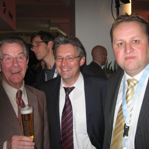 Achim Post und Torsten Kuhlmann trafen Franz Müntefering in Berlin.
