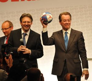Achim Post und Franz Müntefering auf dem Konvent