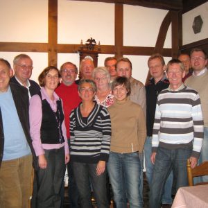 Gruppenbild des Roten Stammtisches.