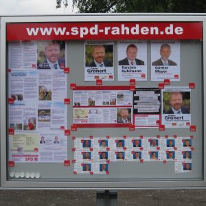 neuer SPD Schaukasten
