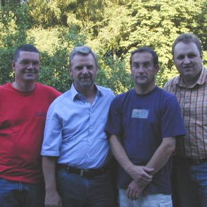 Das bestellte Wahlkampfteam für den Kommunalwahlkampf 2004.