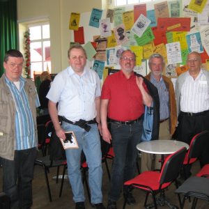 SPD Delegation im Saal des Rahdener Bahnhofes