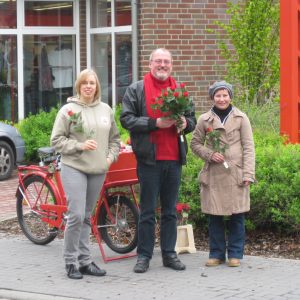 Rosenaktion mit Ewi