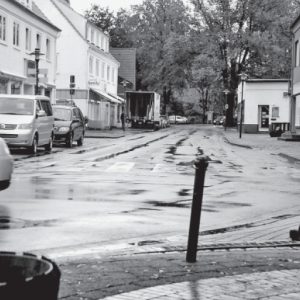 In die Jahre gekommen: Die Marktstraße in Rahden. Foto: Manfred Lampe NW