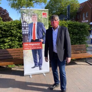 Udo Högemeier hat am Samstagvormittag auch für Gespräche zur Verfügung gestanden.