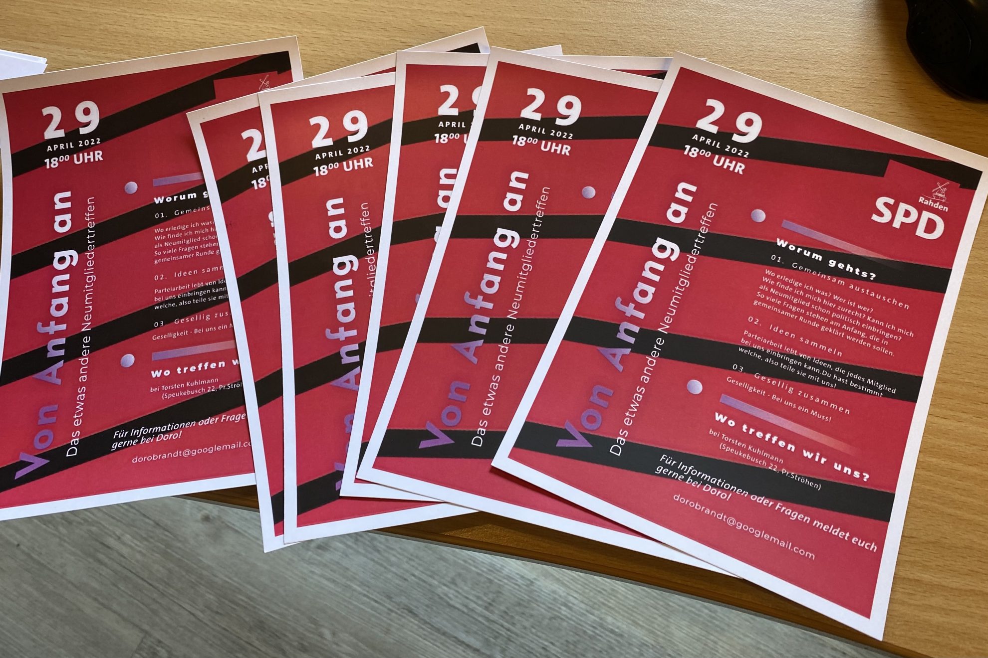 Flyer Neumitgliedertreffen